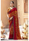 Jannat By Vallabhi Printed Moss Georgette Sarees Wholesale Market In Surat